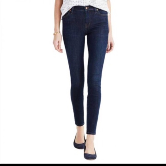 Madewell Denim - MADEWELL DARK BLUE SKINNY JEANS
